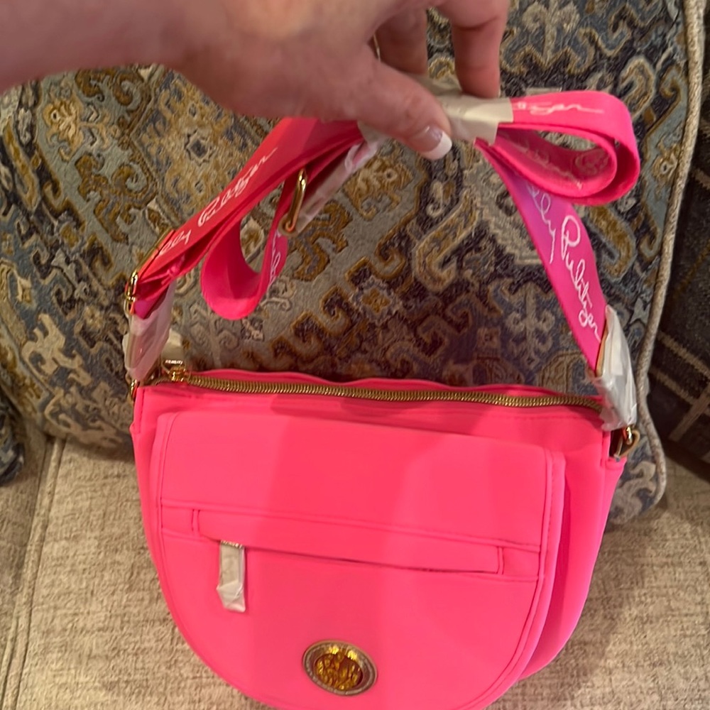 Lilly Pulitzer crossbody bag.
